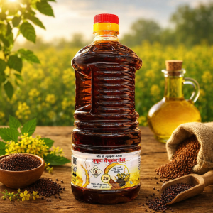Pure Organic Cold Pressed Mustard Oil